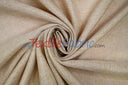 Vintage Linen Polyester Fabric - Faux Burlap, Rustic Natural Look, 58/60" Width (1 Yard)