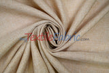 Vintage Linen Polyester Fabric - Faux Burlap, Rustic Natural Look, 58/60" Width (1 Yard)