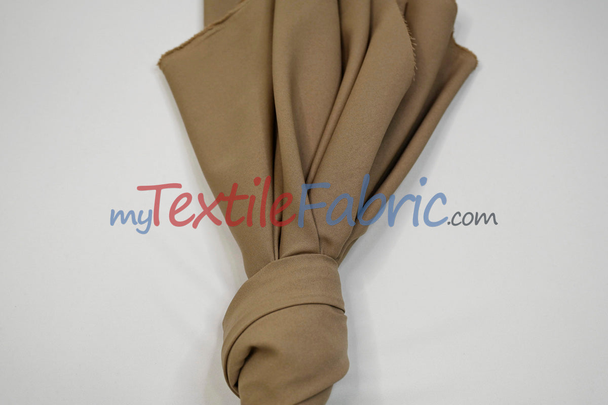 Visa Polyester Poplin Fabric - Solid, 58/60" Width (1 Yard)