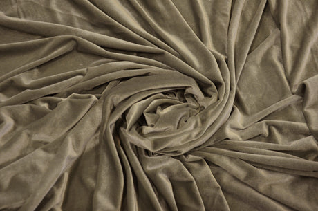 Stretch Velvet Spandex Fabric - Solid, 58" Width (1 Yard)