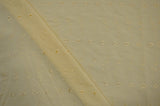 Polyester Cotton Eyelet Embroidery Fabric - No Scallop Ends, Multiple Colors, 60" Wide (1 Yard)
