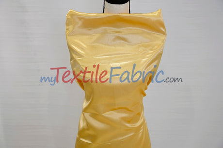 Charmeuse Satin Polyester Fabric - Solid, 58/60" Width, Multiple Colors (1 Yard)