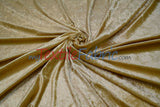 Panne Velvet Polyester Fabric - Crush Panne Velour, Solid, 58/60" Width (1 Yard)