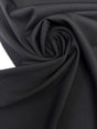 Black Wool Woven Suit Fabric