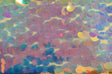 Jumbo Paillettes Sequins Polyester Fabric - Iridescent Oval Sequins, 52" Width (Yards)