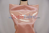 Bridal Satin Polyester Fabric - Shiny Solid, 58/60" Width, Multiple Colors (Yards, Bolts, Sample Swatches)
