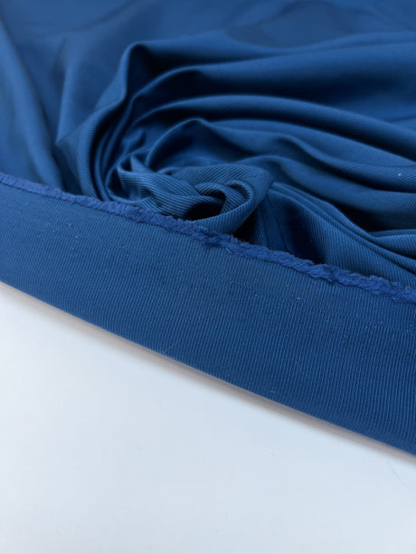 Blue Polyamide Cotton Rep Weave