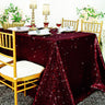 Sequin Taffeta Rectangular Tablecloth Seamless Sparkle