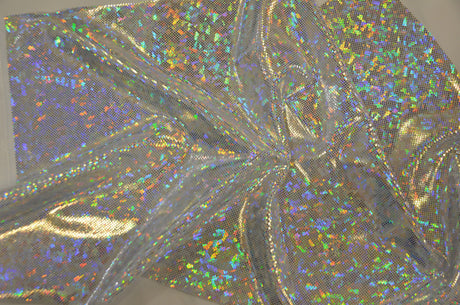 Shattered Hologram Spandex Fabric - Multiple Colors, 58/60" Width (1 Yard)