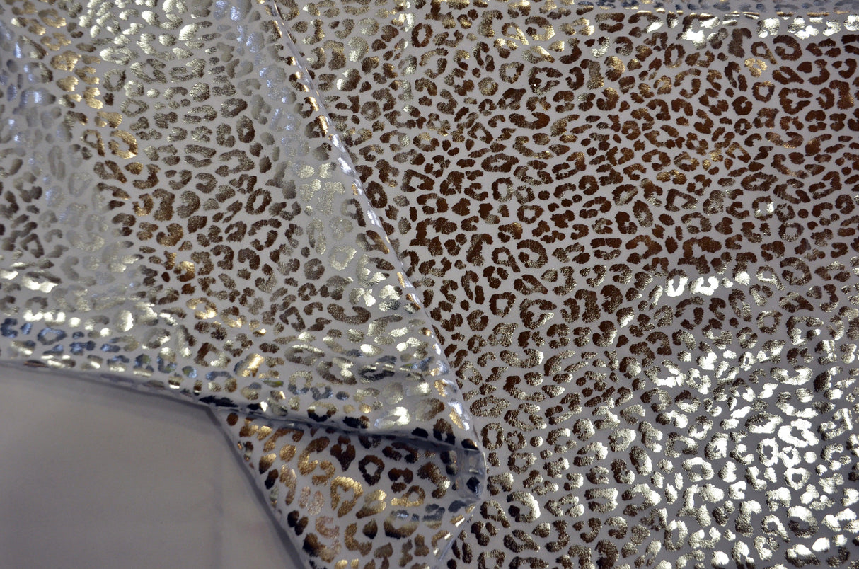 Cheetah Hologram Spandex Fabric - 4 Way Stretch, Cheetah Print, 58/60" Width, Multiple Colors (1 Yard)
