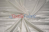 Mini Star Silky Satin Fabric - 100 Percent Polyester Fabric, White Pink Mint, 58/60" Width (1 Yard)