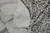 Sequins Stretch Velvet Polyester Spandex Fabric - Sequins On Plush Velvet, Multiple Colors, 60" Width (By The Yard)