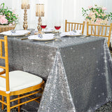 Sequin Taffeta Rectangular Tablecloth Seamless Sparkle