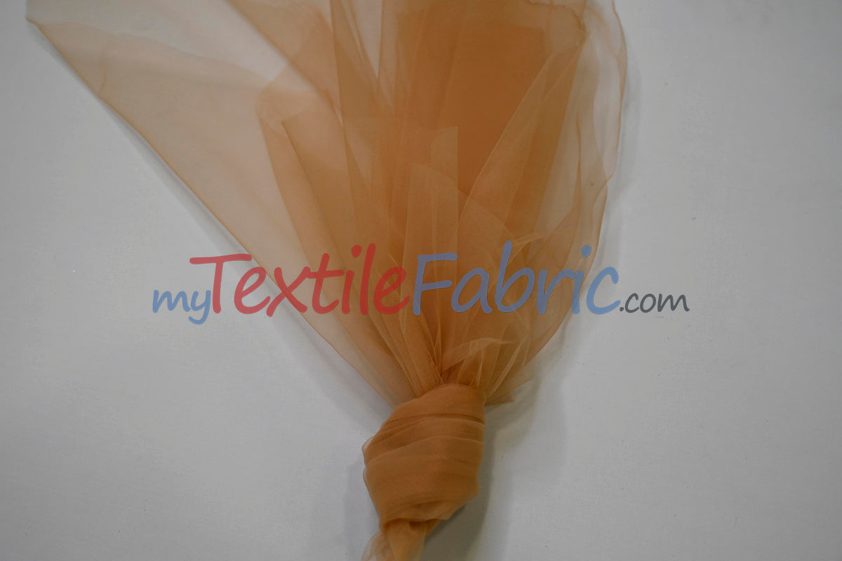 Micro Mesh Polyester Fabric - Sheer Soft Stretch Tulle, 58/60" Width, Multiple Colors (1 Yard)