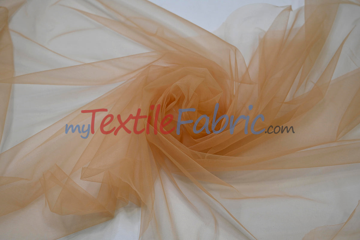 Micro Mesh Polyester Fabric - Sheer Soft Stretch Tulle, 58/60" Width, Multiple Colors (1 Yard)