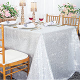Sequin Taffeta Rectangular Tablecloth Seamless Sparkle