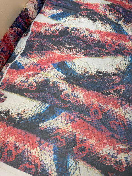 Silk Chiffon Printed Animal Panel Fabric