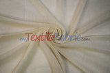 Swiss Sheer Sheer Polyester Fabric - Linen-Look Sheer Drapery, 130" Wide, White (1 Yard)