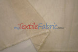 Swiss Sheer Sheer Polyester Fabric - Linen-Look Sheer Drapery, 130" Wide, White (1 Yard)