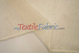 Swiss Sheer Sheer Polyester Fabric - Linen-Look Sheer Drapery, 130" Wide, White (1 Yard)