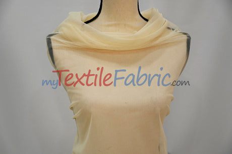 Super Soft Power Mesh Spandex Fabric - Multiple Colors, 58/60" Width (1 Yard)