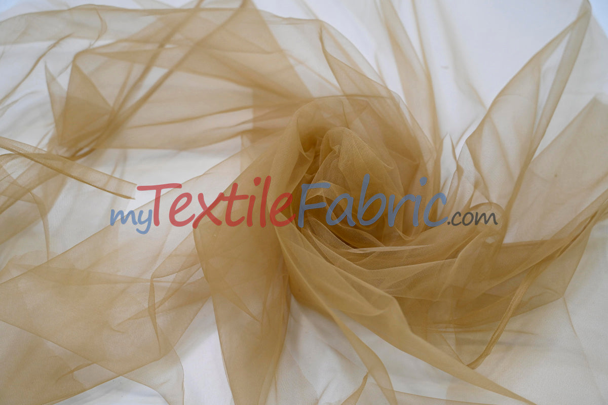 Micro Mesh Polyester Fabric - Sheer Soft Stretch Tulle, 58/60" Width, Multiple Colors (1 Yard)