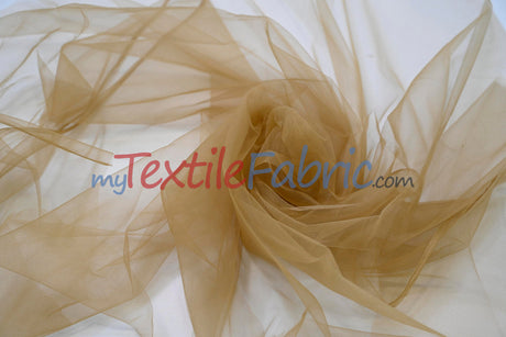 Micro Mesh Polyester Fabric - Sheer Soft Stretch Tulle, 58/60" Width, Multiple Colors (1 Yard)