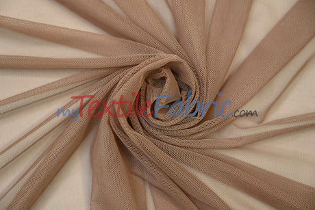 Super Soft Power Mesh Spandex Fabric - Multiple Colors, 58/60" Width (1 Yard)