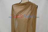 Rhinestone Stretch Power Mesh Fabric - Iridescent AB Crystal Embellished, 58" Width (1 Yard)