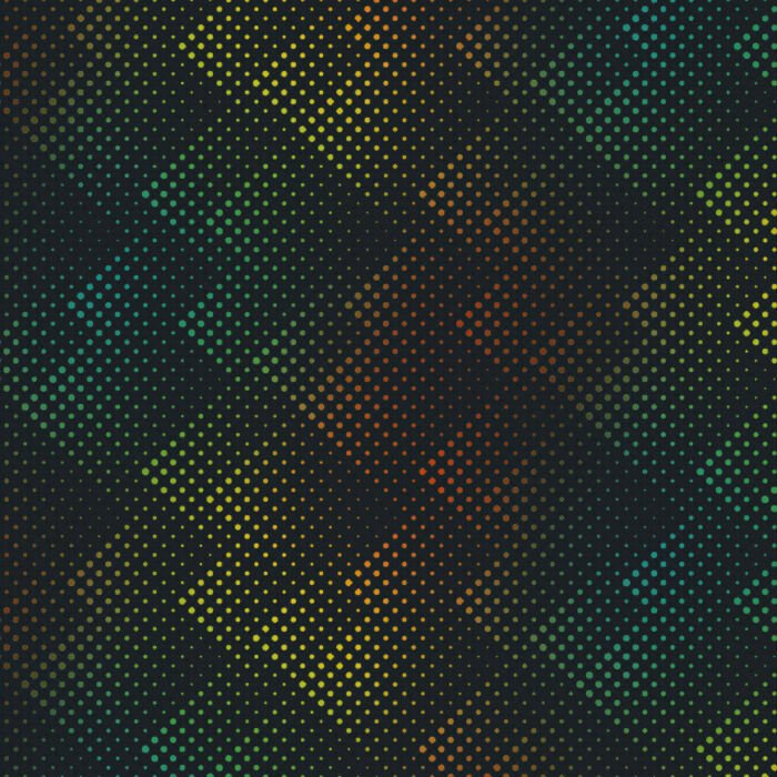 Printed Spandex Dot Shapes Medium