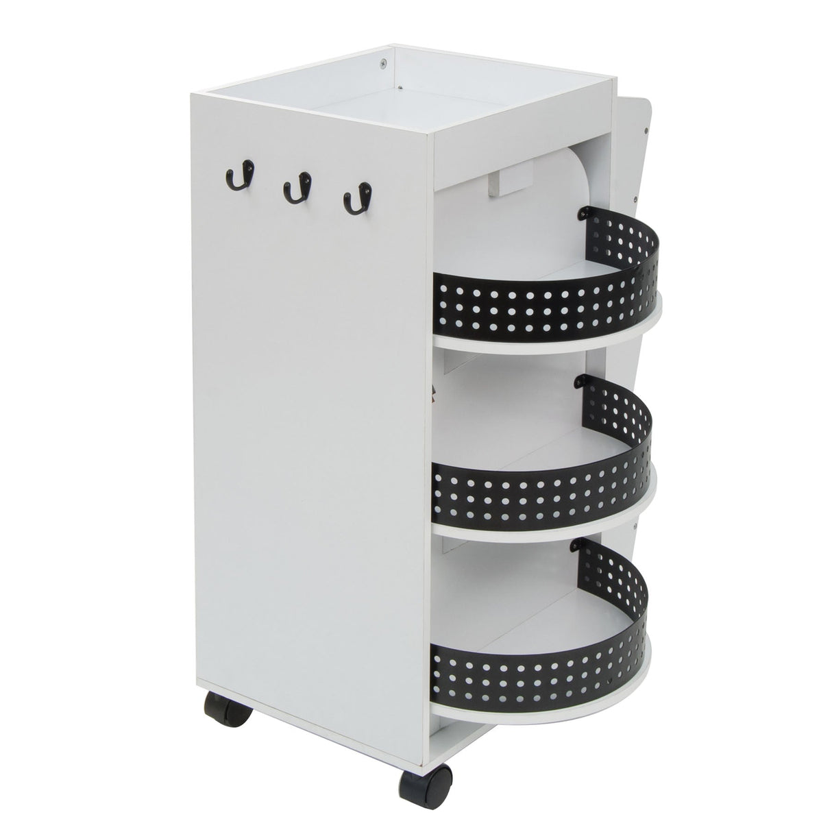 Studio Design Swivel Organizer White / Black