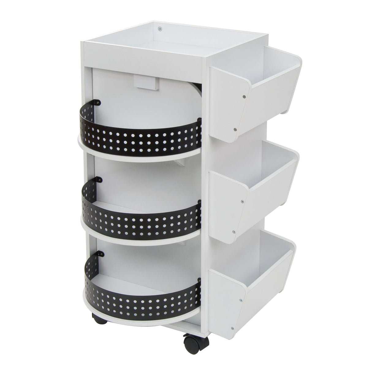 Studio Design Swivel Organizer White / Black