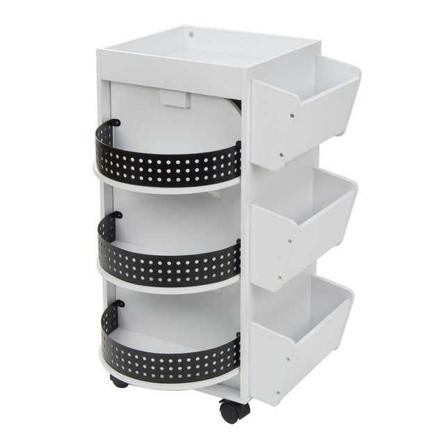 Studio Design Swivel Organizer White / Black