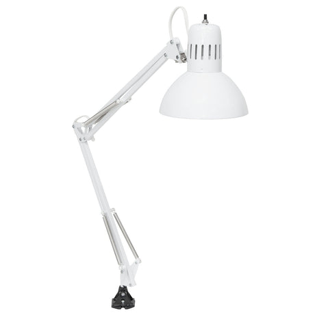 Studio Design Swing Arm Lamp with LED Bulb White
