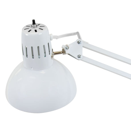 Studio Design Swing Arm Lamp with LED Bulb White