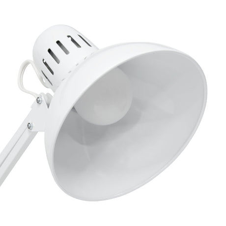 Studio Design Swing Arm Lamp with LED Bulb White