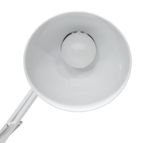 Studio Design Swing Arm Lamp with LED Bulb White