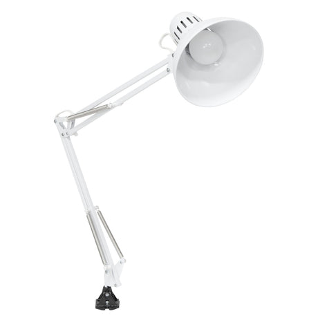 Studio Design Swing Arm Lamp with LED Bulb White