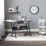 Studio Design Eclipse Hobby Sewing Table Black White