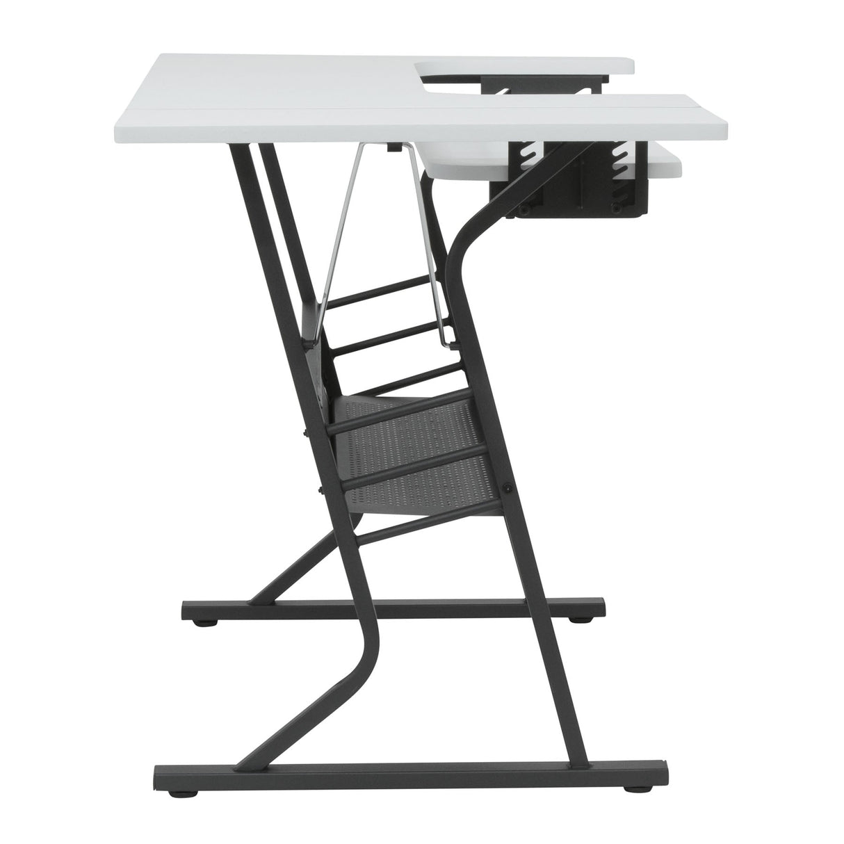 Studio Design Eclipse Hobby Sewing Table Black White