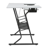 Studio Design Eclipse Hobby Sewing Table Black White