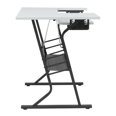 Studio Design Eclipse Hobby Sewing Table Black White