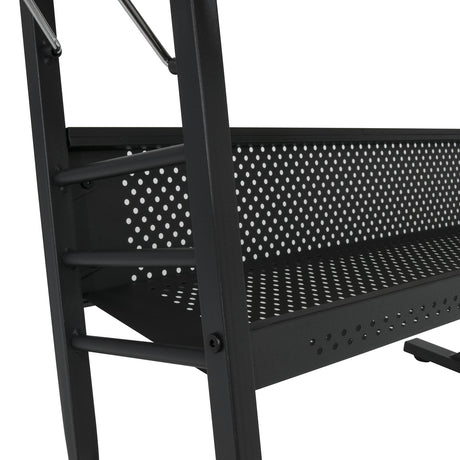 Studio Design Eclipse Hobby Sewing Table Black White