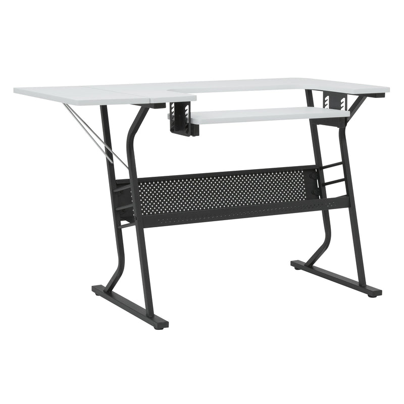 Studio Design Eclipse Hobby Sewing Table Black White