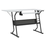Studio Design Eclipse Hobby Sewing Table Black White