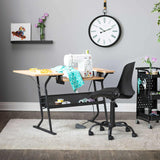 Studio Design Eclipse Sewing Table Black / Maple