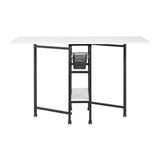 Sew Ready 36" Cutting Table with Basket Charcoal / White