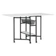 Sew Ready 36" Cutting Table with Basket Charcoal / White