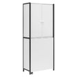 Studio Design Multi-Use Craft Armoire Elite Charcoal / White