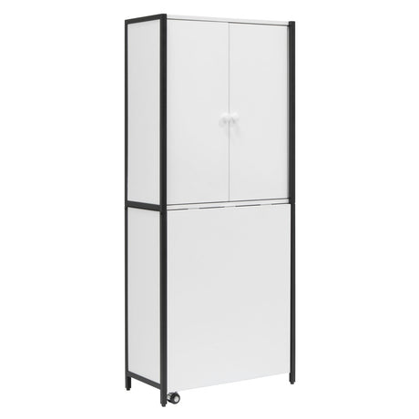Studio Design Multi-Use Craft Armoire Elite Charcoal / White